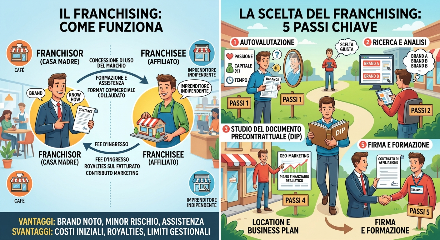 Franchising o Attività Indipendente: Cosa Conviene Davvero