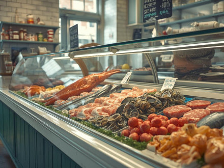 Vendesi storica Pescheria e Gastronomia a Mortara